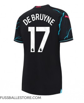 Günstige Manchester City Kevin De Bruyne #17 3rd trikot Damen 2023-24 Kurzarm